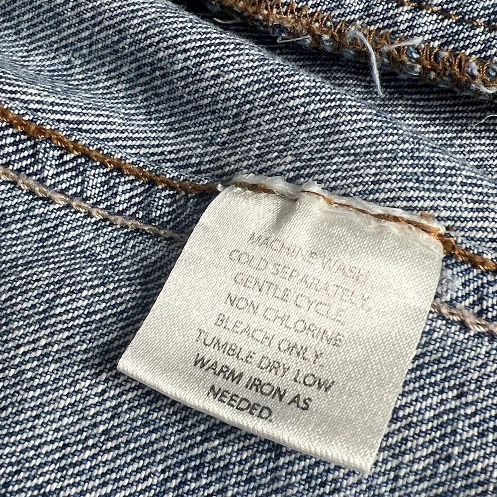 Jordache Sz L 1990’s Vintage Denim Jacket 100% Cotton